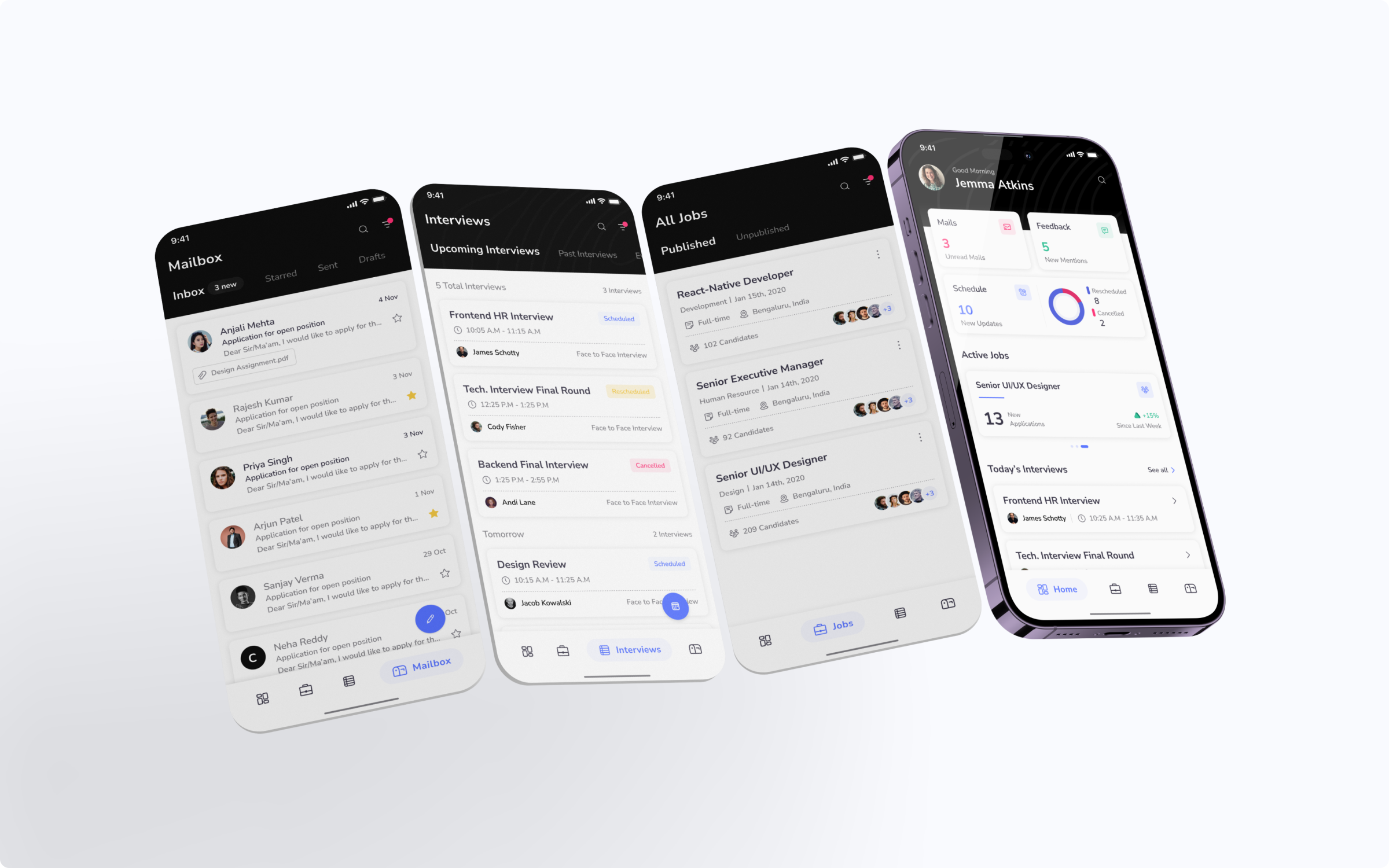 PyjamaHR mobile app hero screen